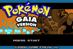 Pokemon Gaia (beta 2) Title Screen